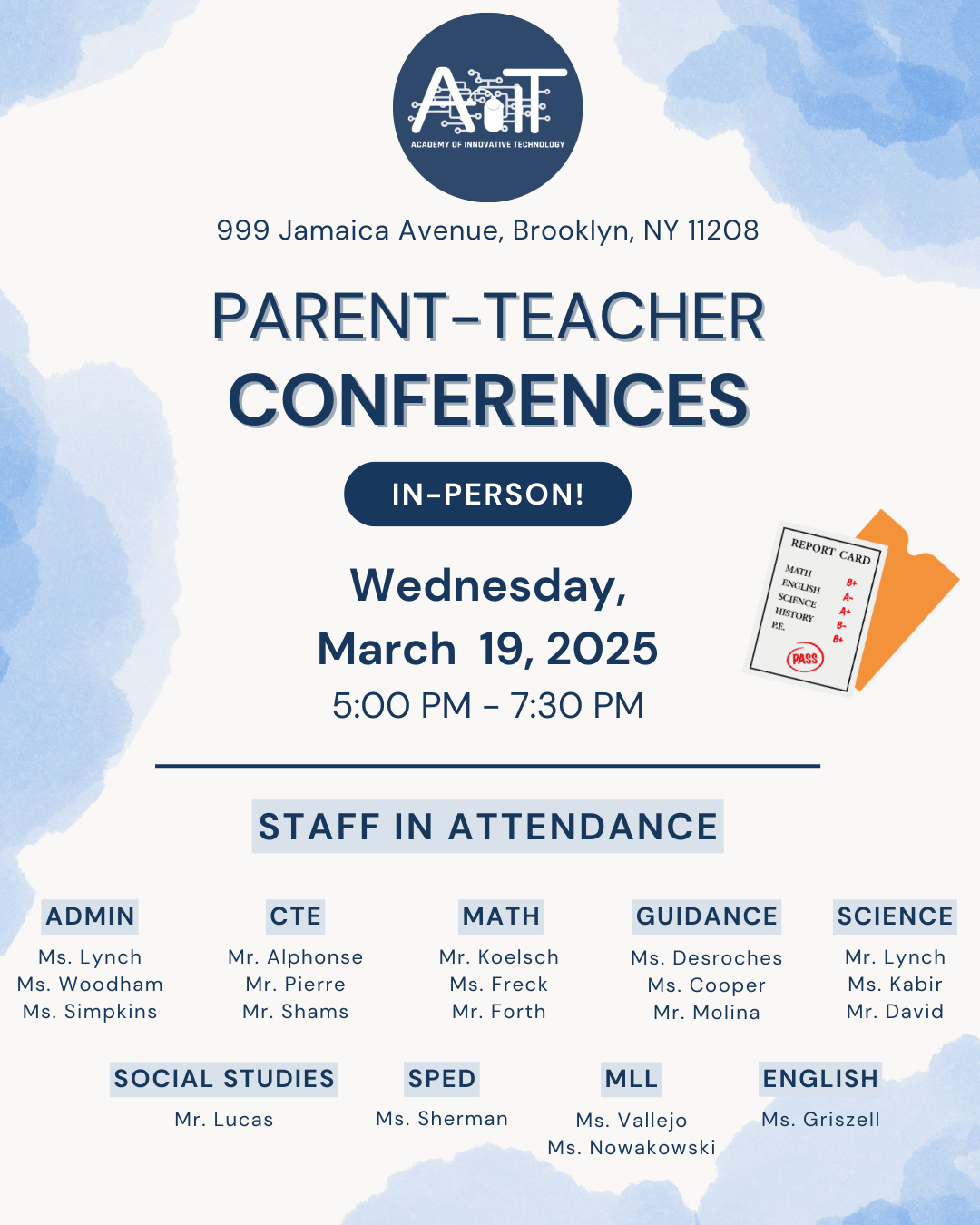 Parent-Teacher Conferences